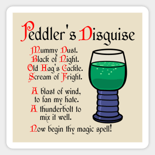 Peddler disguise Magnet